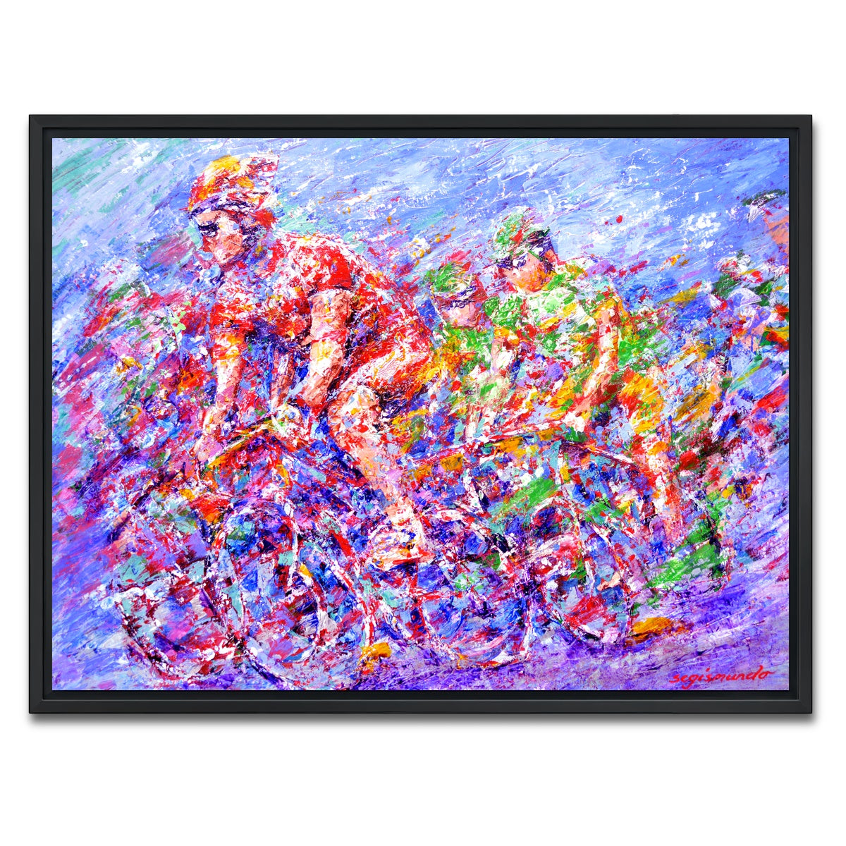 AUTO-MOCKUP WHITE | tour de georgia | 1 Piece | Black Framed Canvas | group=4x3