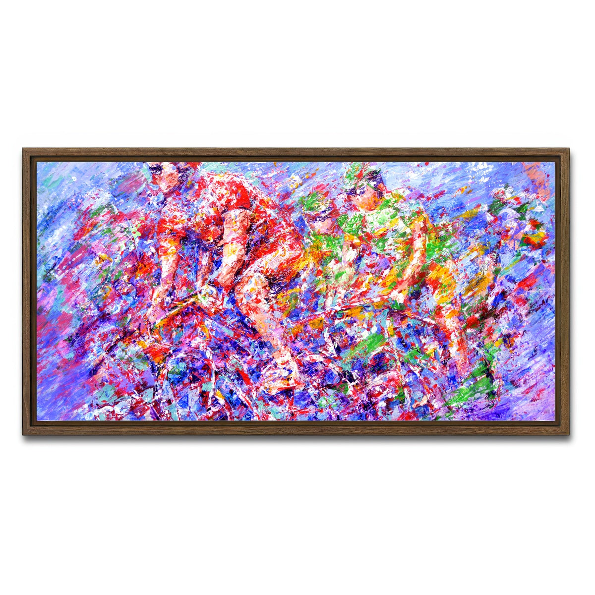 AUTO-MOCKUP WHITE | tour de georgia | 1 Piece | Walnut Framed Canvas | group=2x1