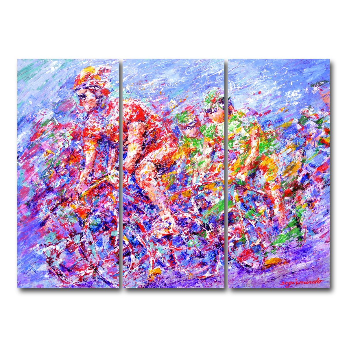 AUTO-MOCKUP WHITE | tour de georgia | 3 Piece | Gallery Wrap Canvas | group=8x18