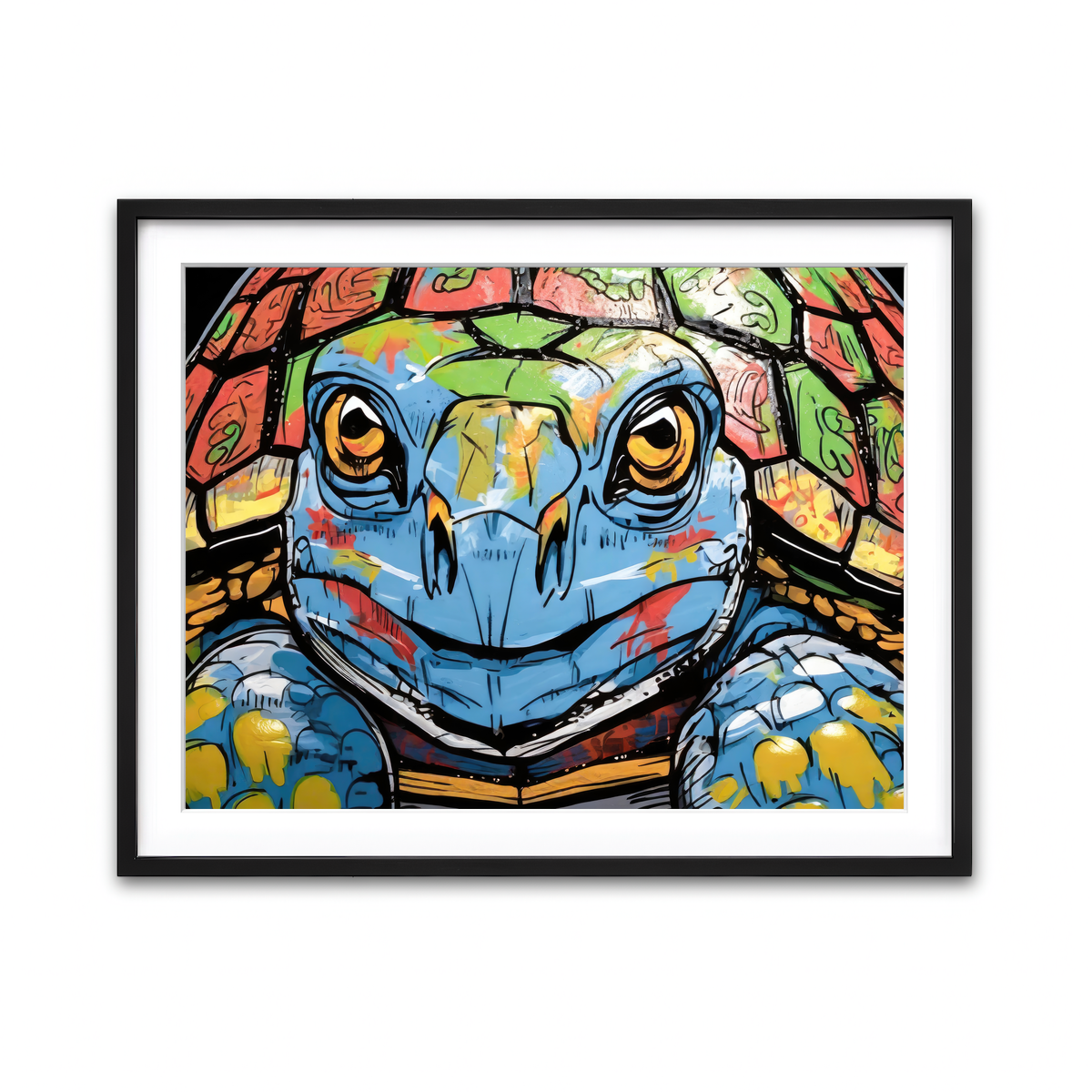 Framed Print 4x3 Black