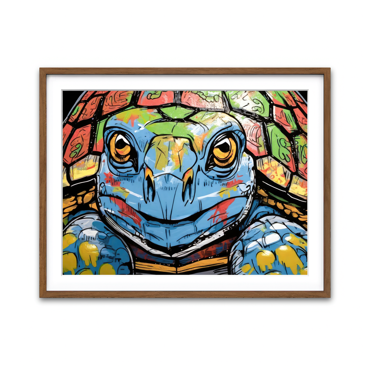 Framed Print 4x3 Walnut