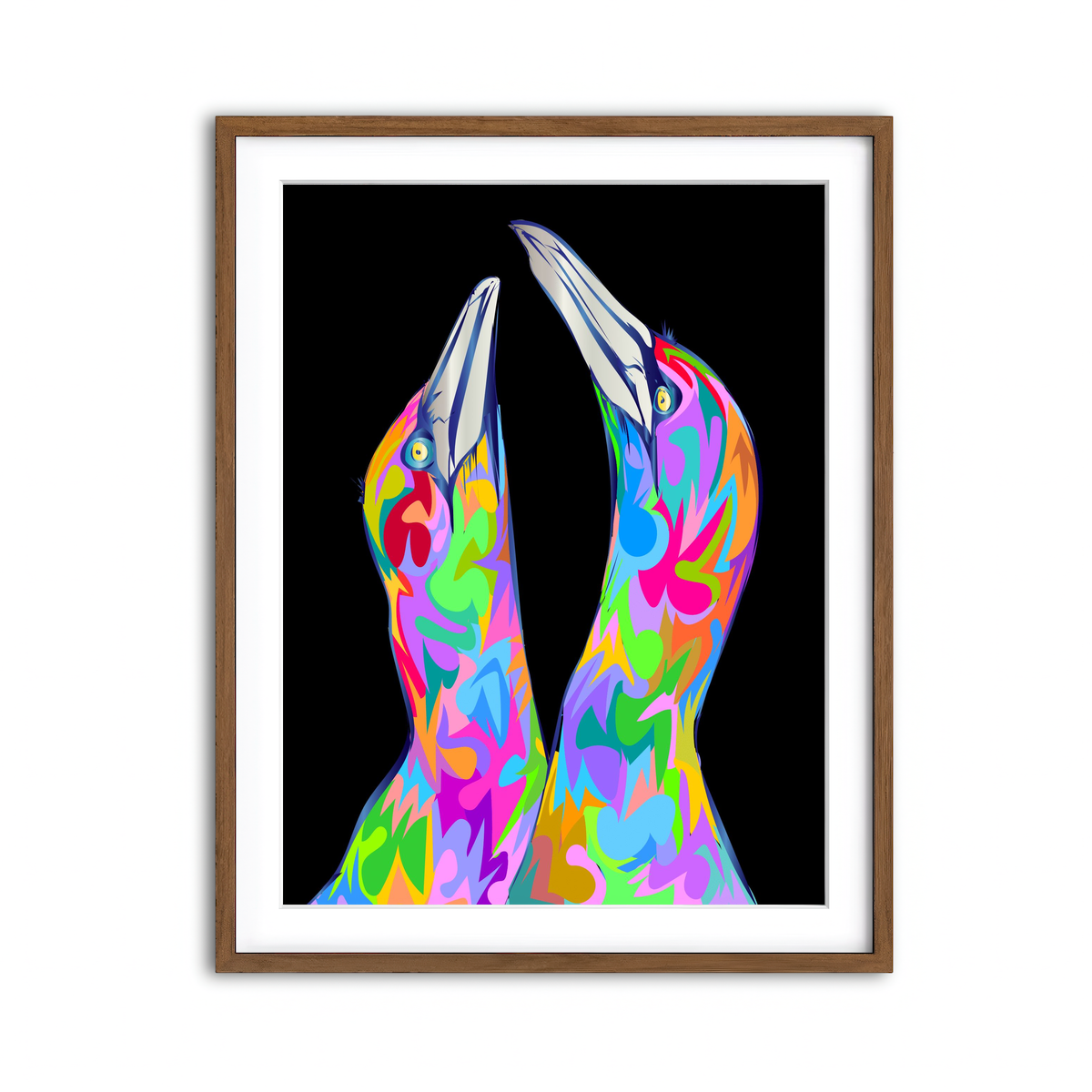 Framed Print 3x4 Walnut