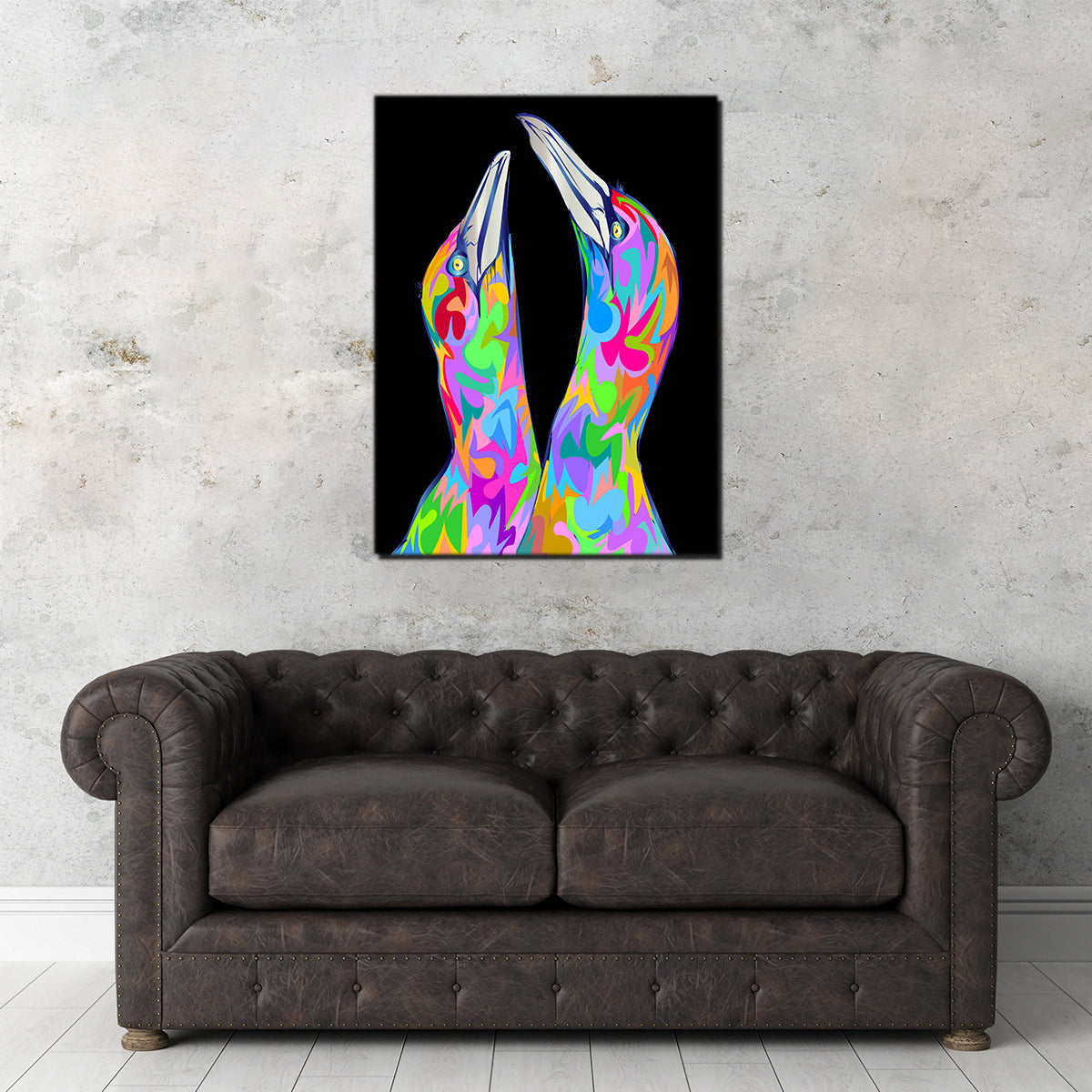 Twin Birds Wall Art