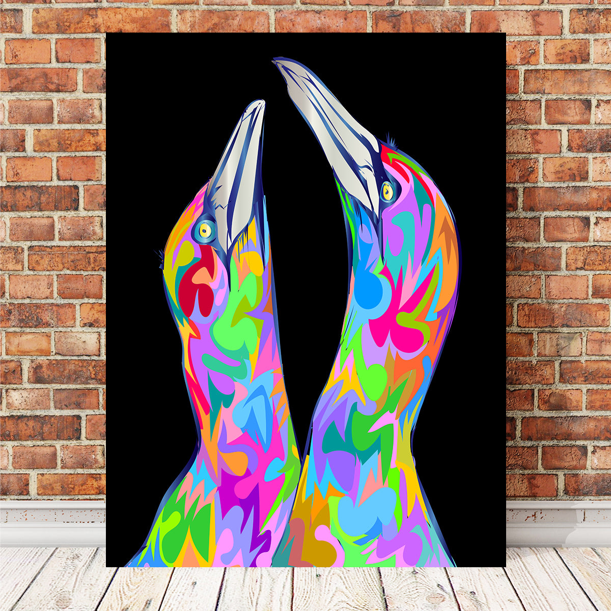 Twin Birds Wall Art