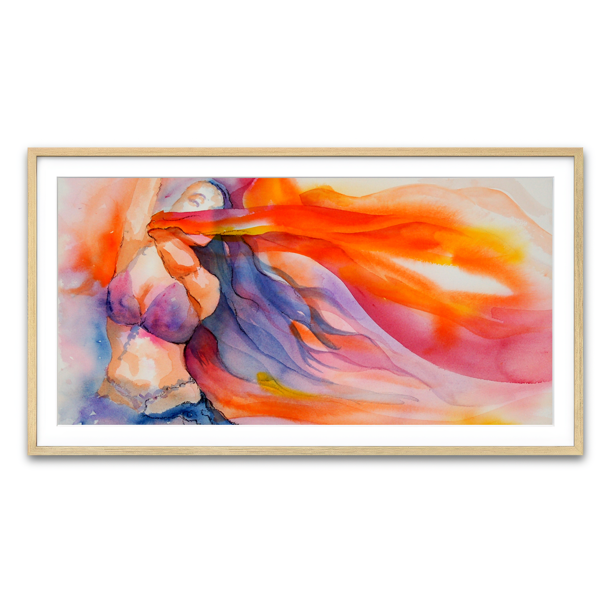 Framed Print 2x1 Natural