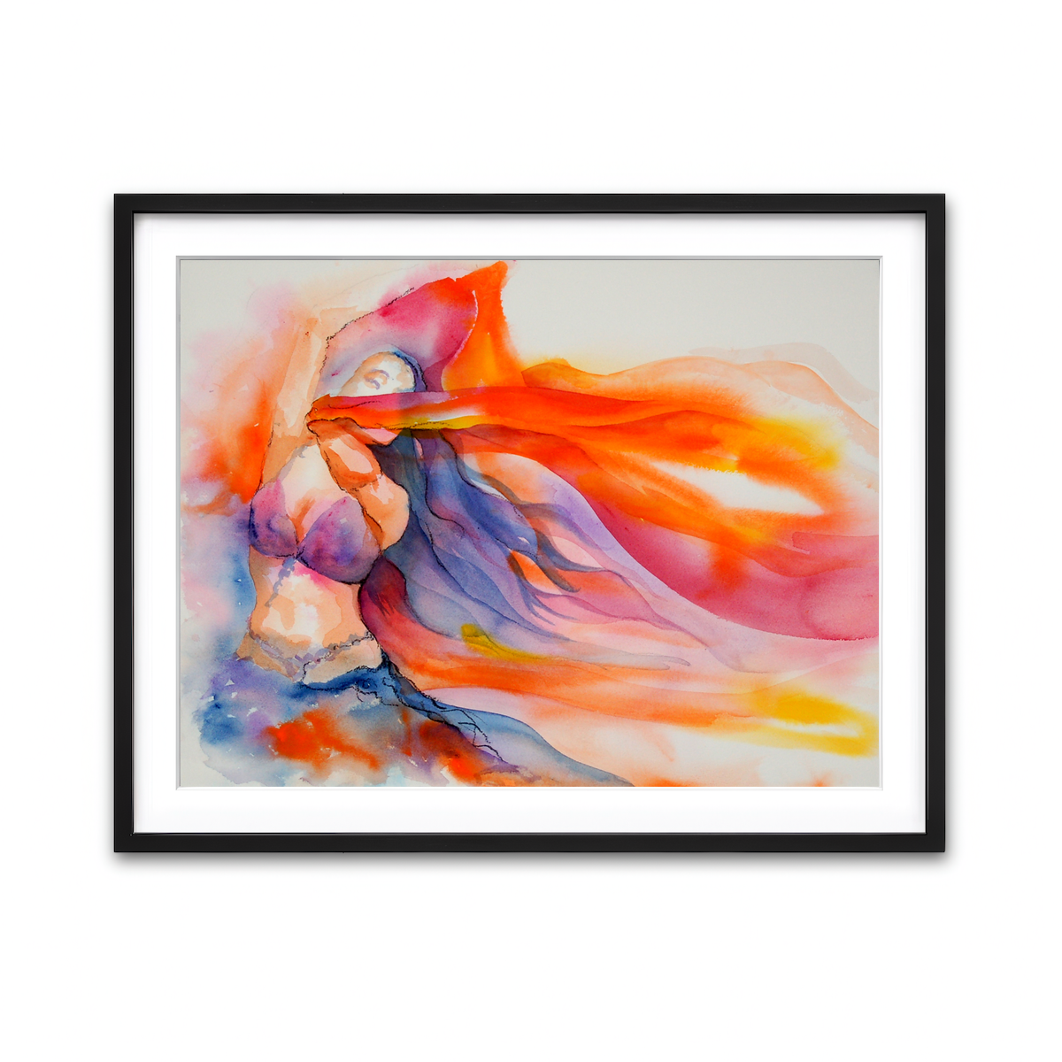 Framed Print 4x3 Black