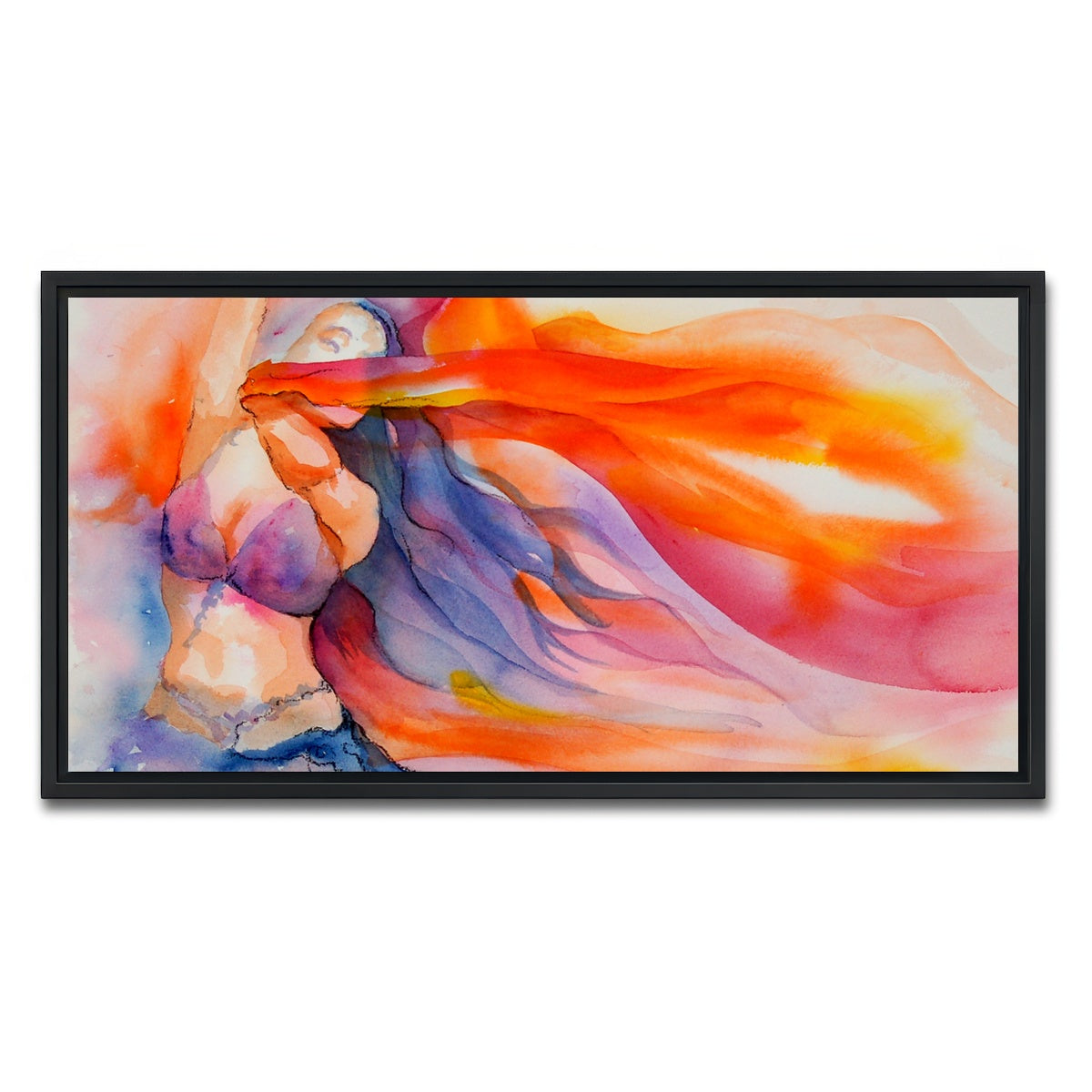 AUTO-MOCKUP WHITE | veil swirl | 1 Piece | Black Framed Canvas | group=2x1