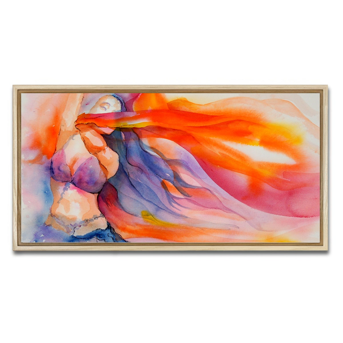 AUTO-MOCKUP WHITE | veil swirl | 1 Piece | Natural Framed Canvas | group=2x1