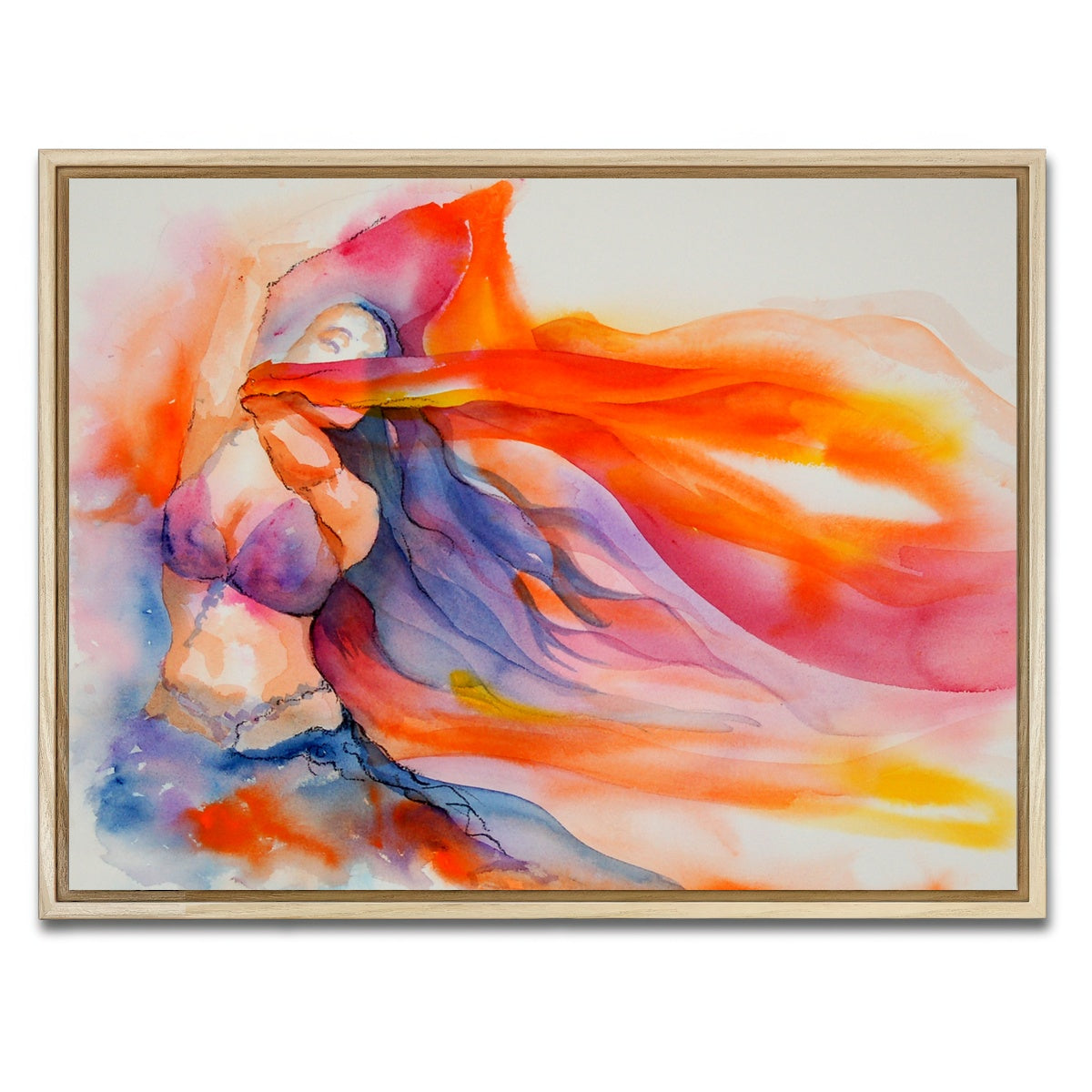 AUTO-MOCKUP WHITE | veil swirl | 1 Piece | Natural Framed Canvas | group=4x3