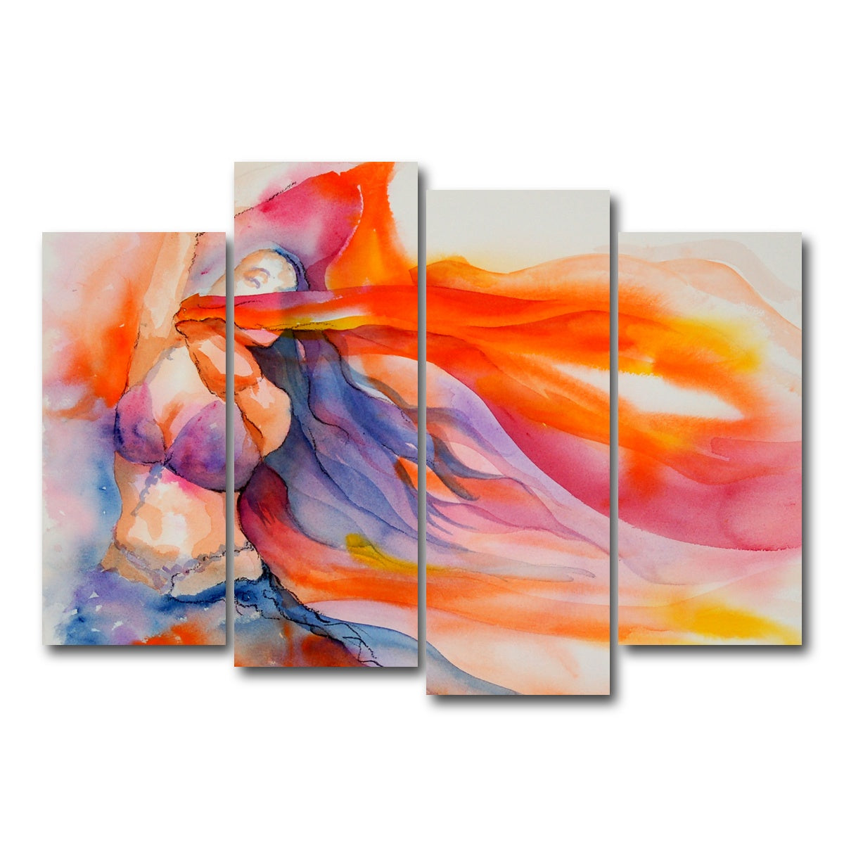 AUTO-MOCKUP WHITE | veil swirl | 4 Piece | Gallery Wrap Canvas | group=4_normal