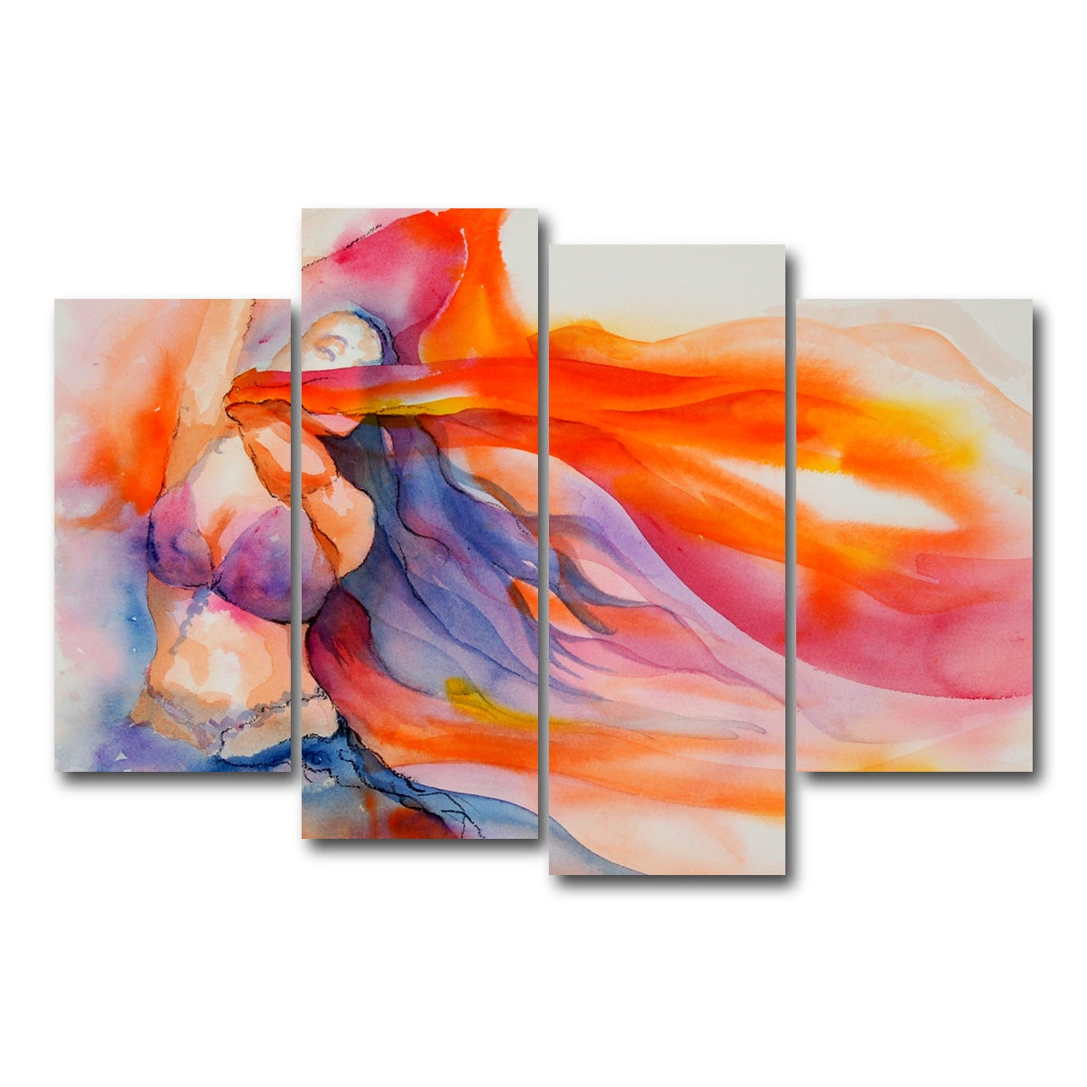 AUTO-MOCKUP WHITE | veil swirl | 4 Piece | Gallery Wrap Canvas | group=4_short
