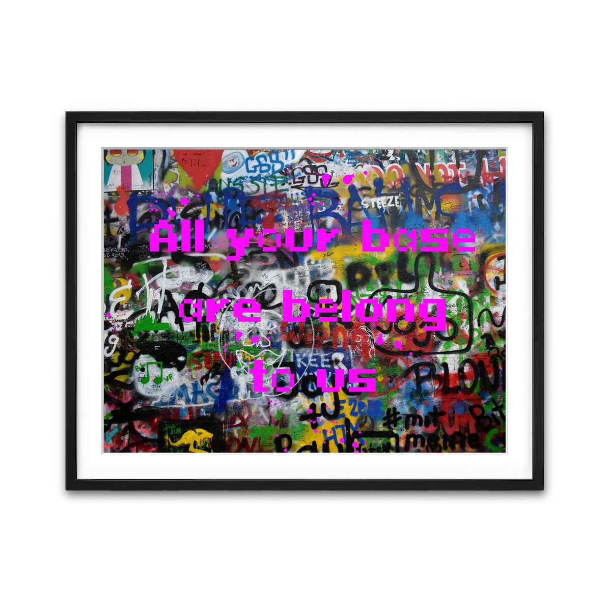 Framed Print 4x3 Black