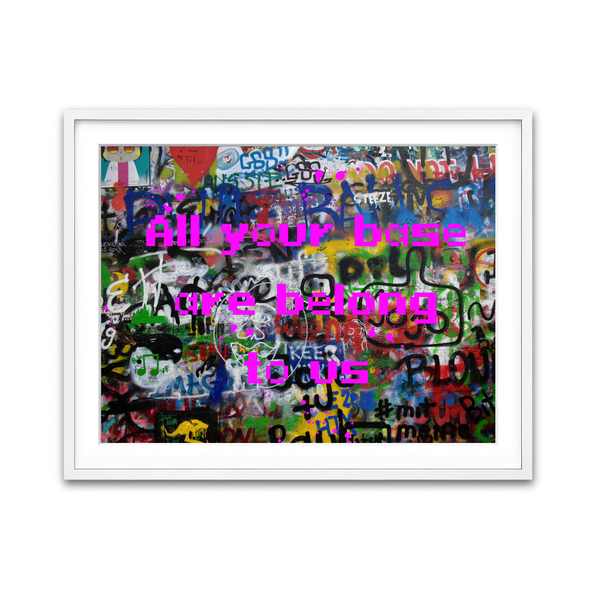 Framed Print 4x3 White