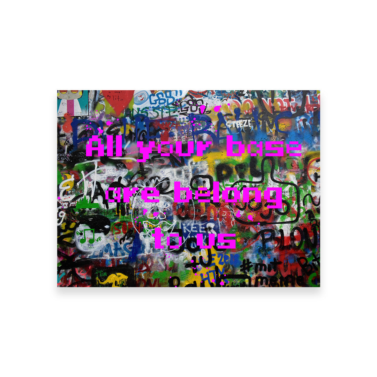 Video Game Meme Wall Art