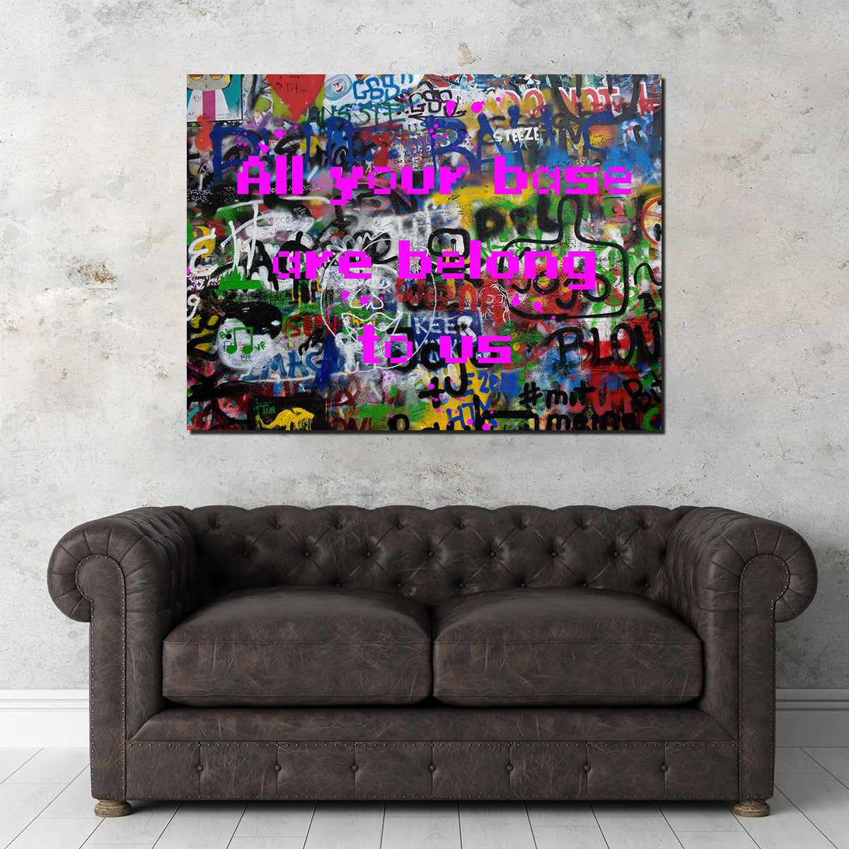 Video Game Meme Wall Art