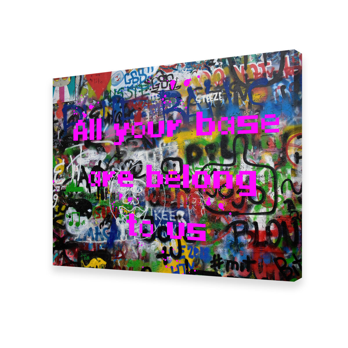 Video Game Meme Wall Art