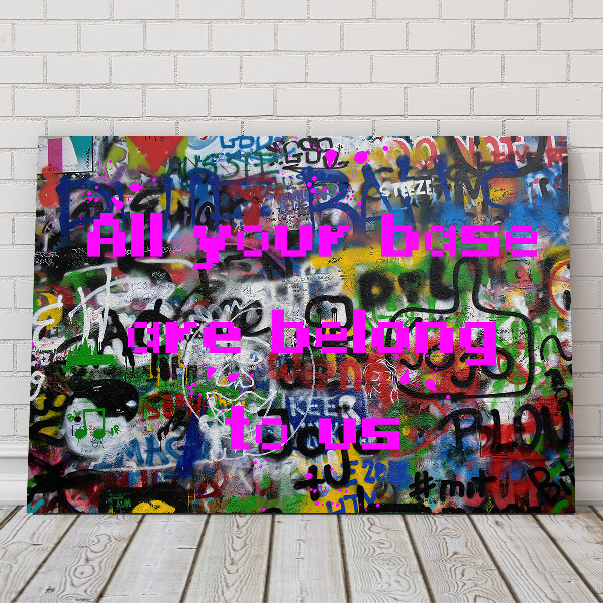 Video Game Meme Wall Art