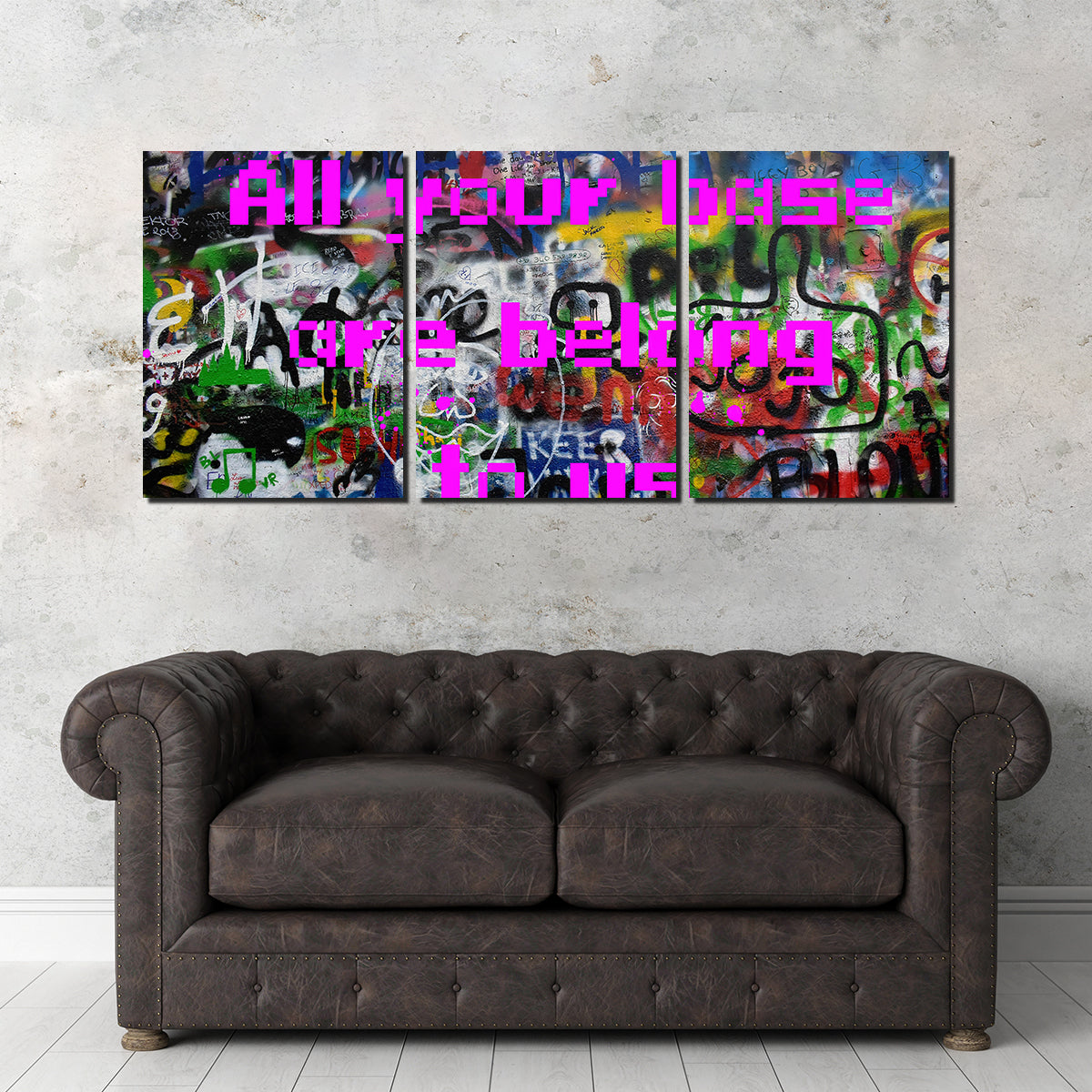 Video Game Meme Wall Art