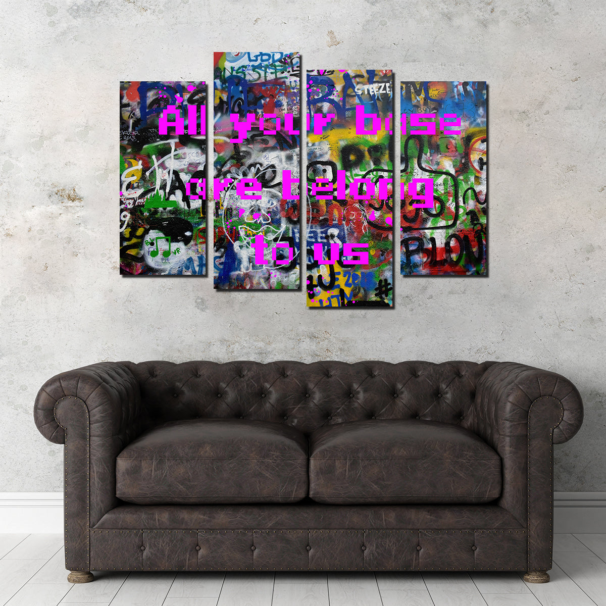 Video Game Meme Wall Art
