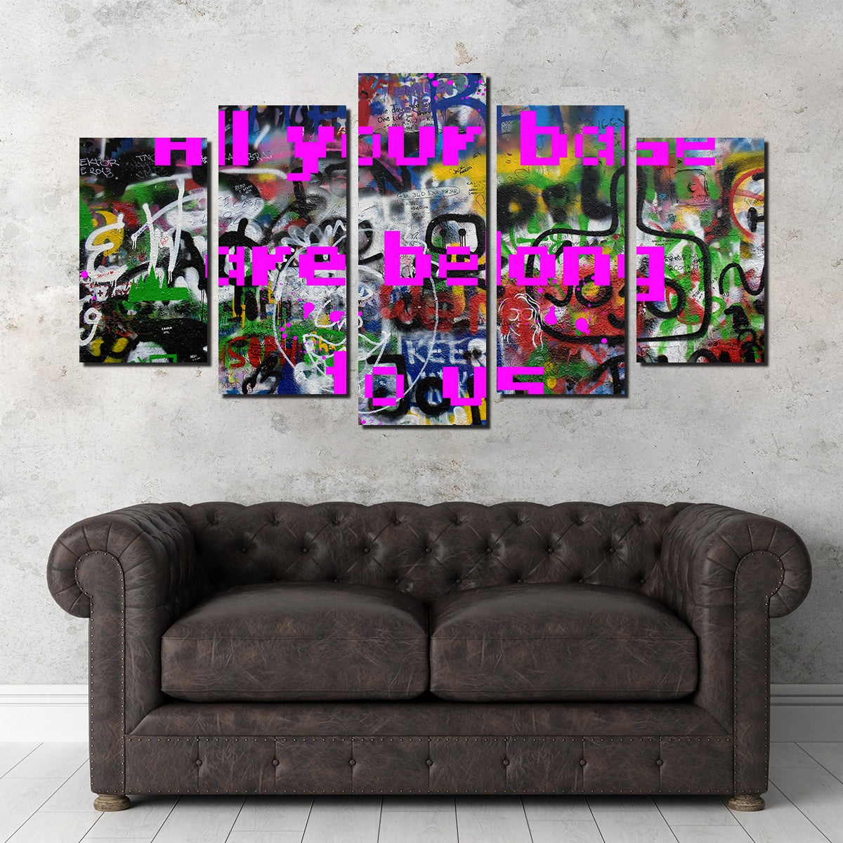 Video Game Meme Wall Art