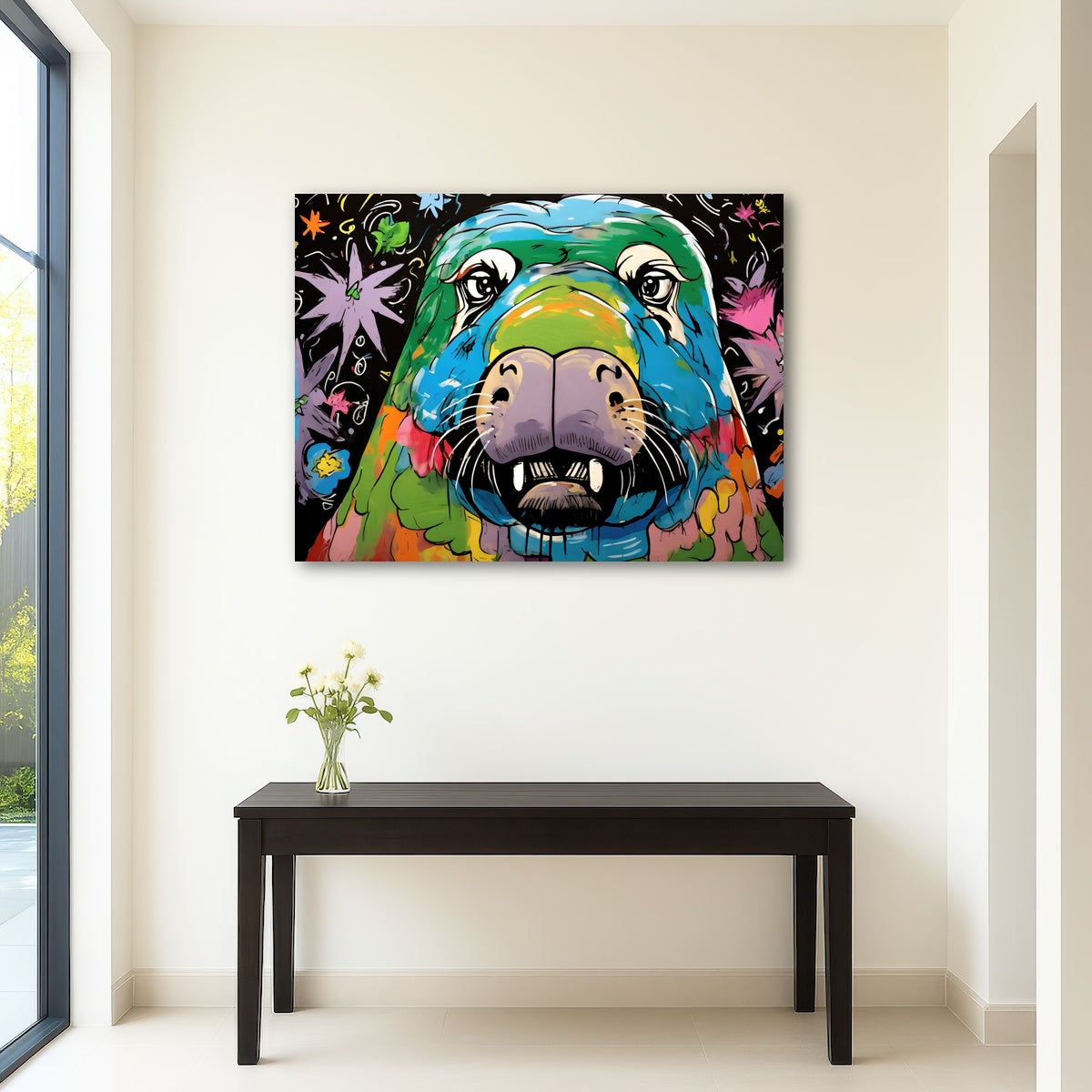 AUTO-MOCKUP ROOM | walrus graffiti