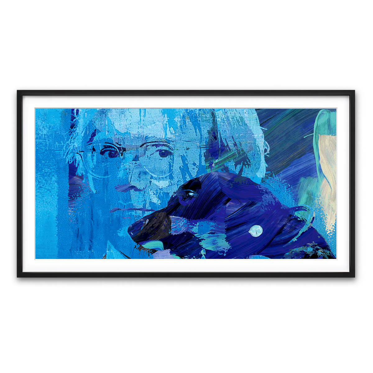 Framed Print 2x1 Black