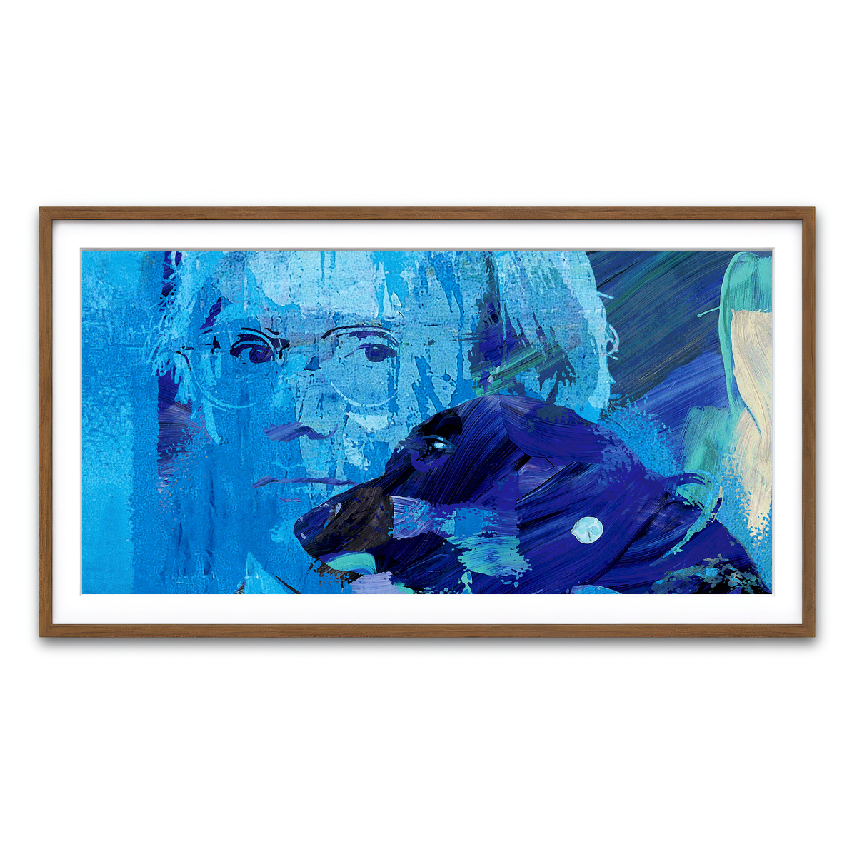 Framed Print 2x1 Walnut