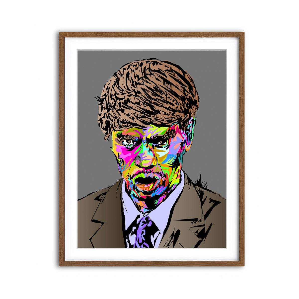 Framed Print 3x4 Walnut