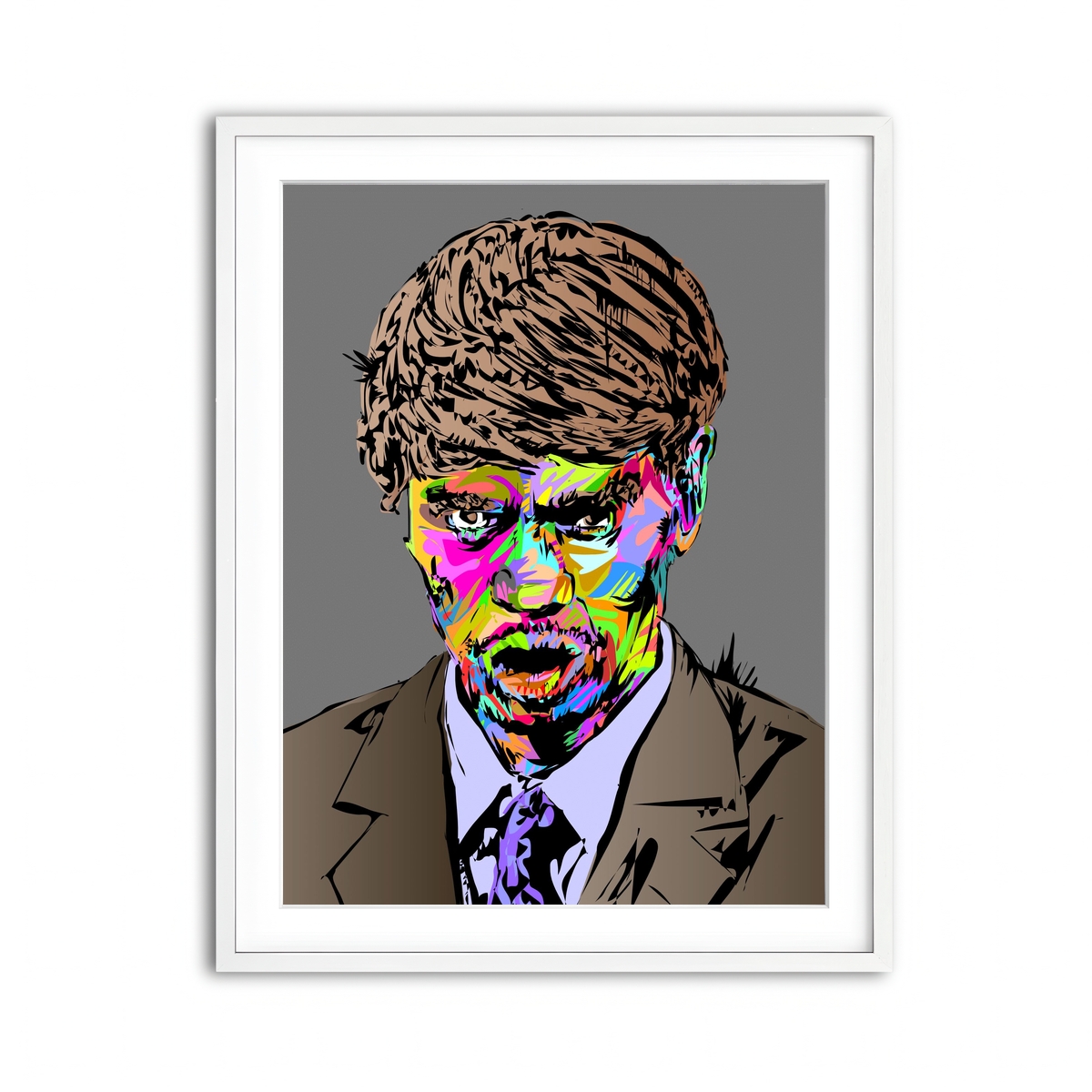 Framed Print 3x4 White