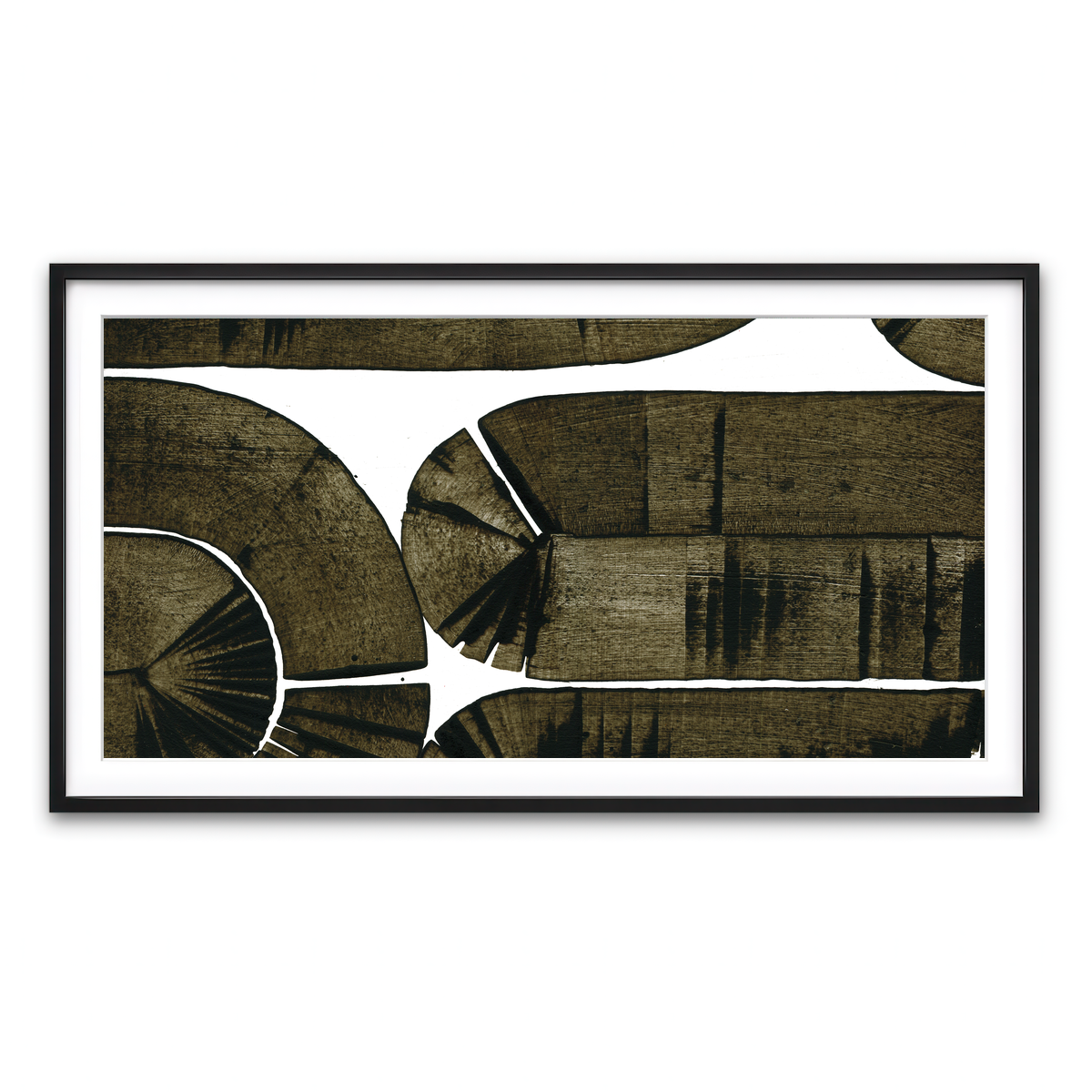 Framed Print 2x1 Black