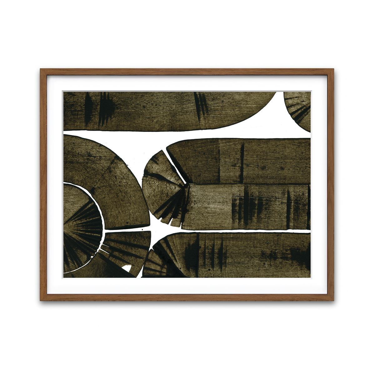Framed Print 4x3 Walnut