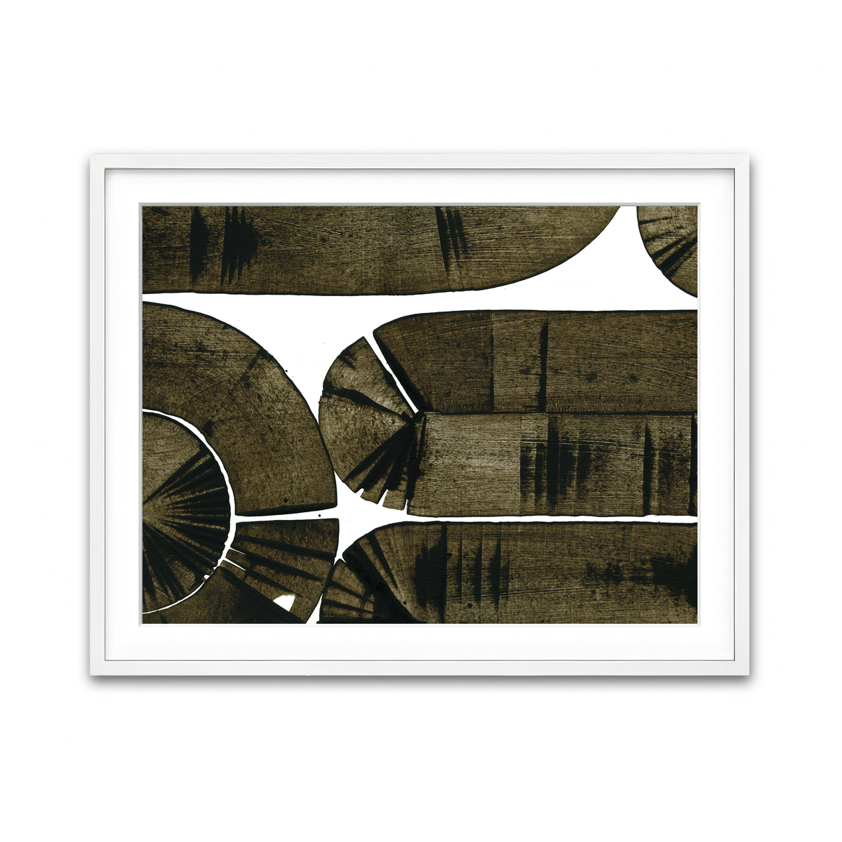 Framed Print 4x3 White