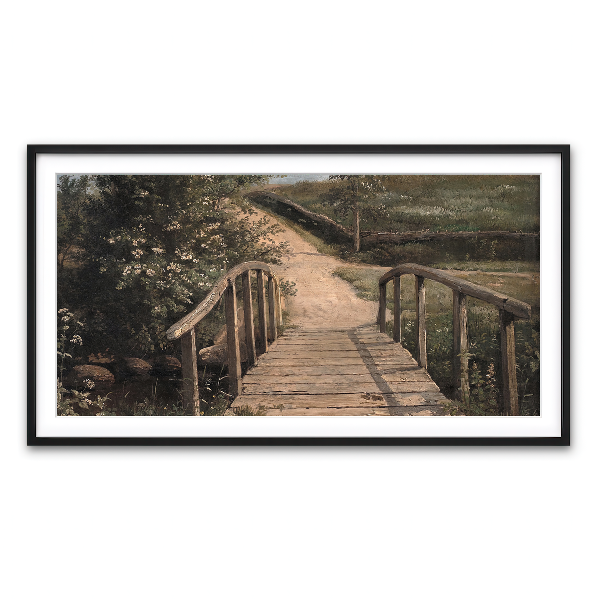 Framed Print 2x1 Black