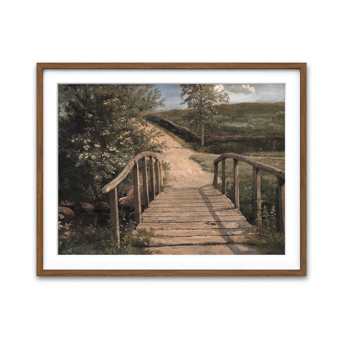 Framed Print 4x3 Walnut