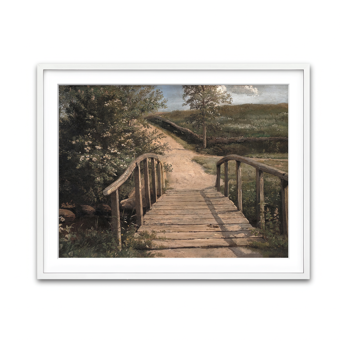 Framed Print 4x3 White
