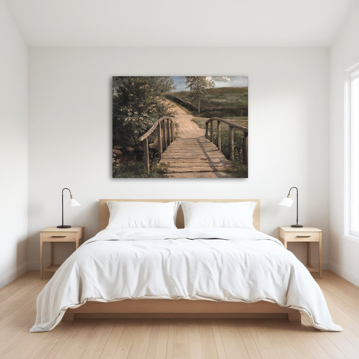 AUTO-MOCKUP ROOM | wooden bridge