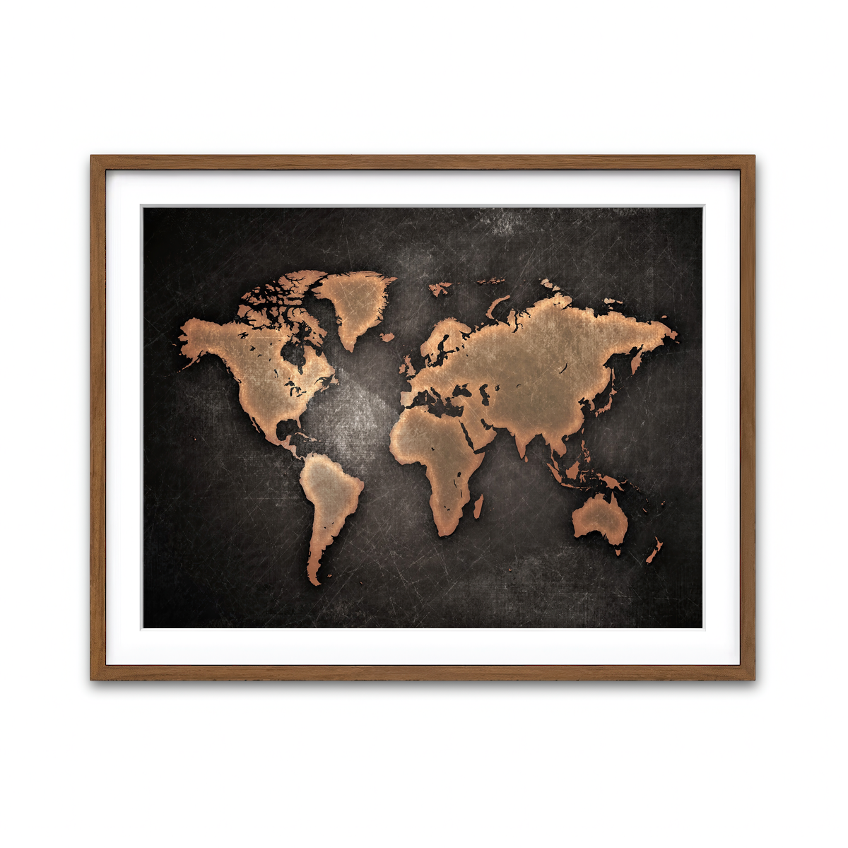 Framed Print 4x3 Walnut