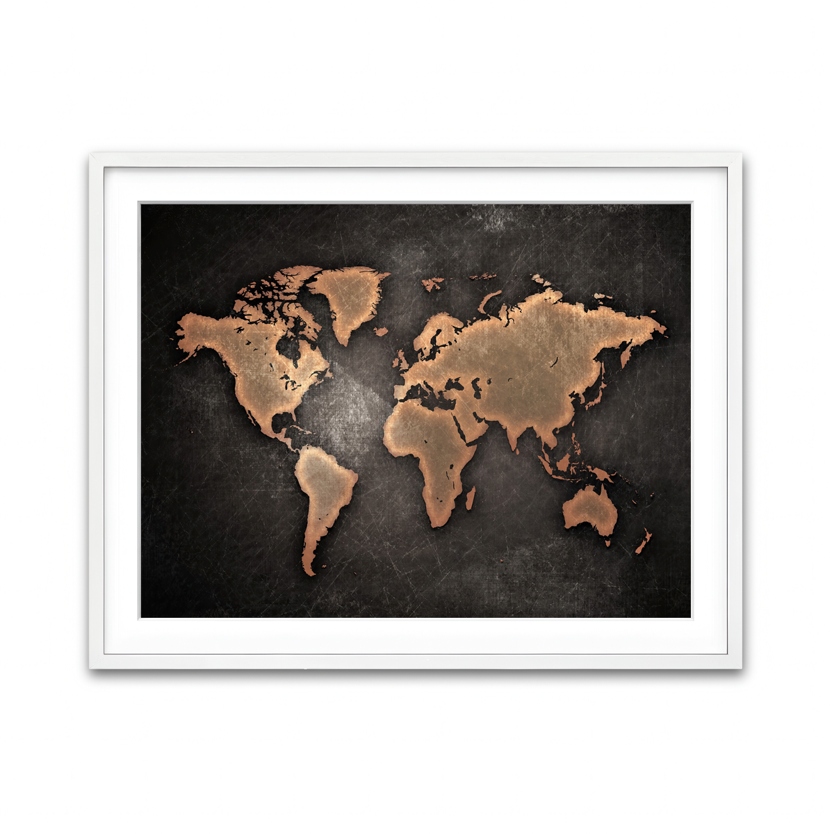 Framed Print 4x3 White