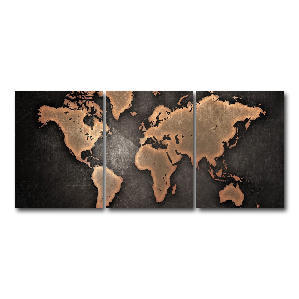 AUTO-MOCKUP WHITE | world map | 3 Piece | Gallery Wrap Canvas | group=18x24