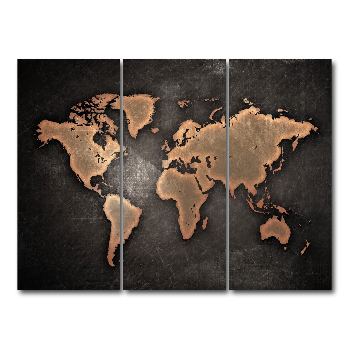 AUTO-MOCKUP WHITE | world map | 3 Piece | Gallery Wrap Canvas | group=8x18