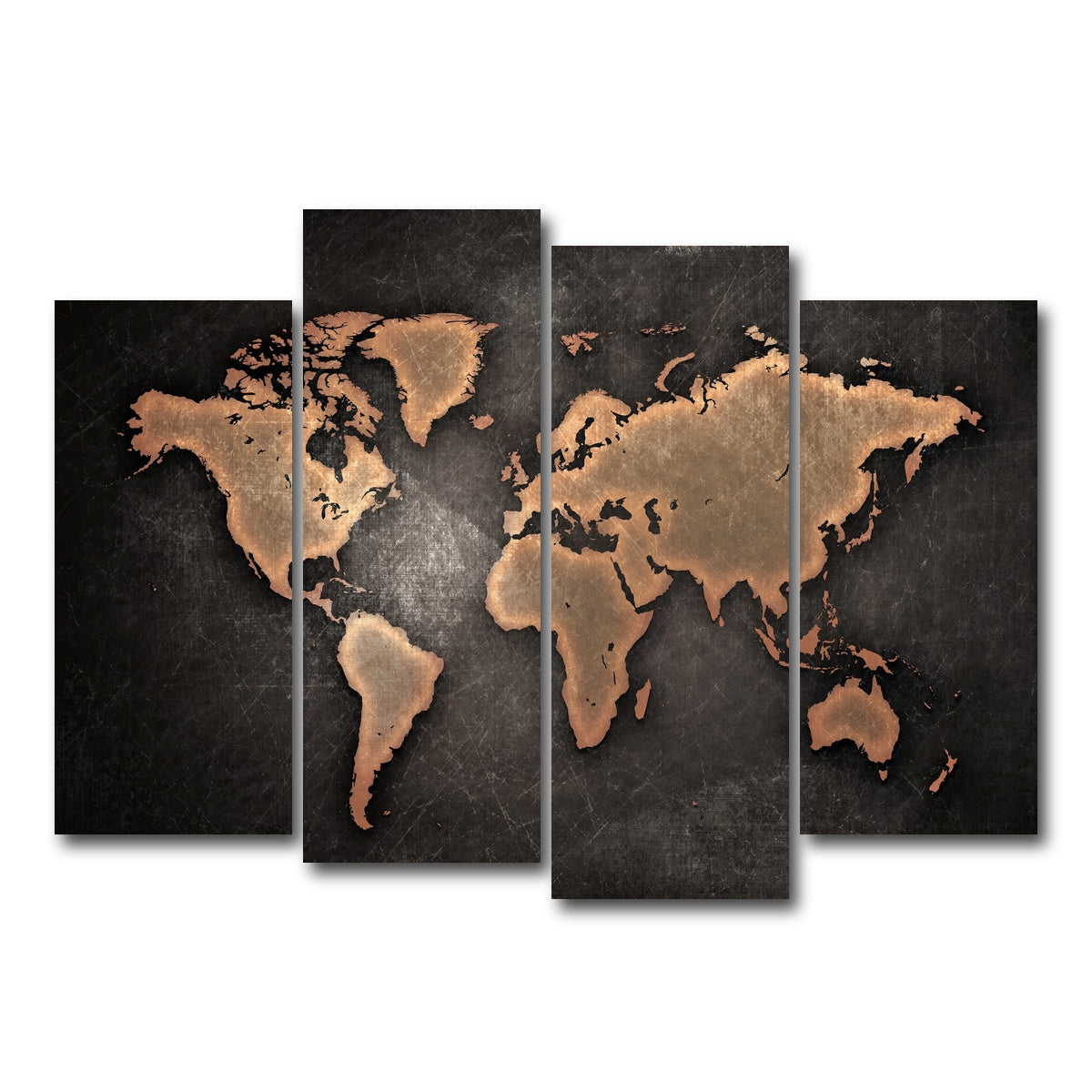 AUTO-MOCKUP WHITE | world map | 4 Piece | Gallery Wrap Canvas | group=4_normal