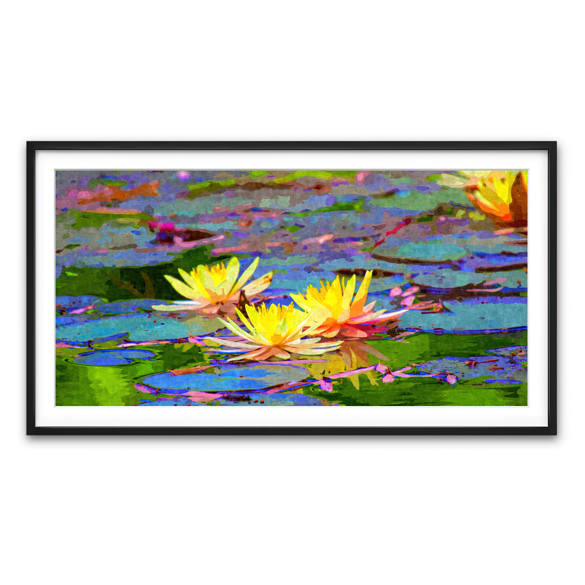 Framed Print 2x1 Black
