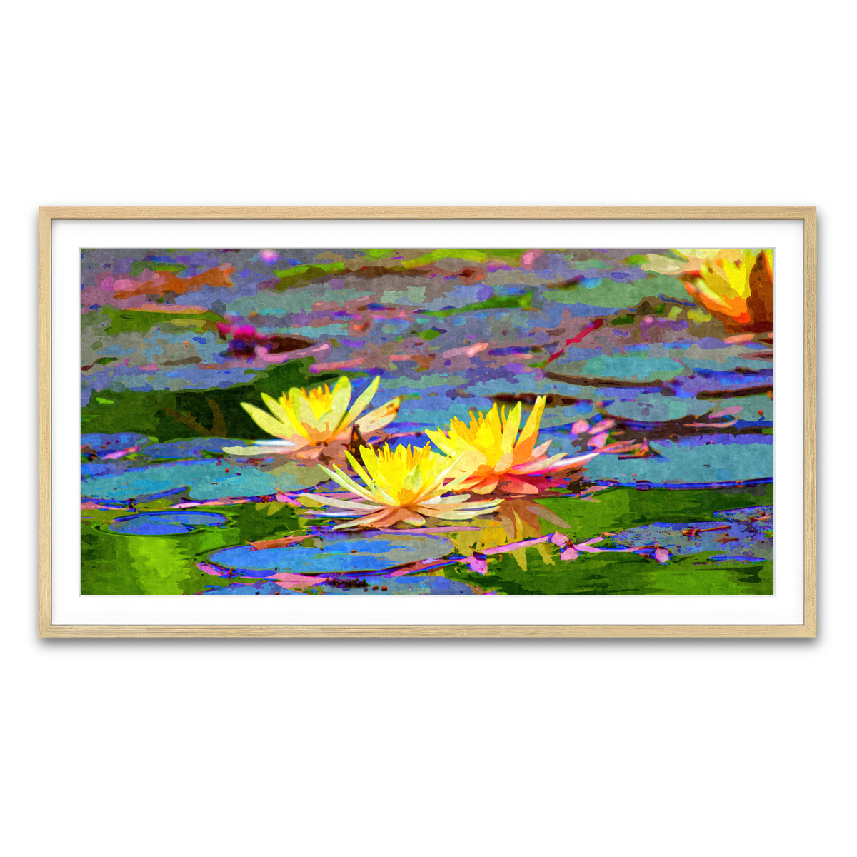 Framed Print 2x1 Natural