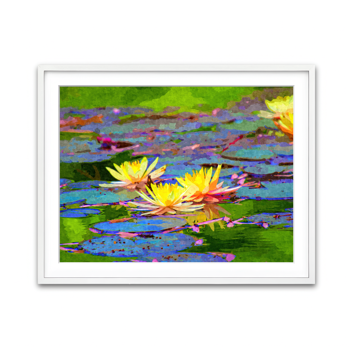 Framed Print 4x3 White