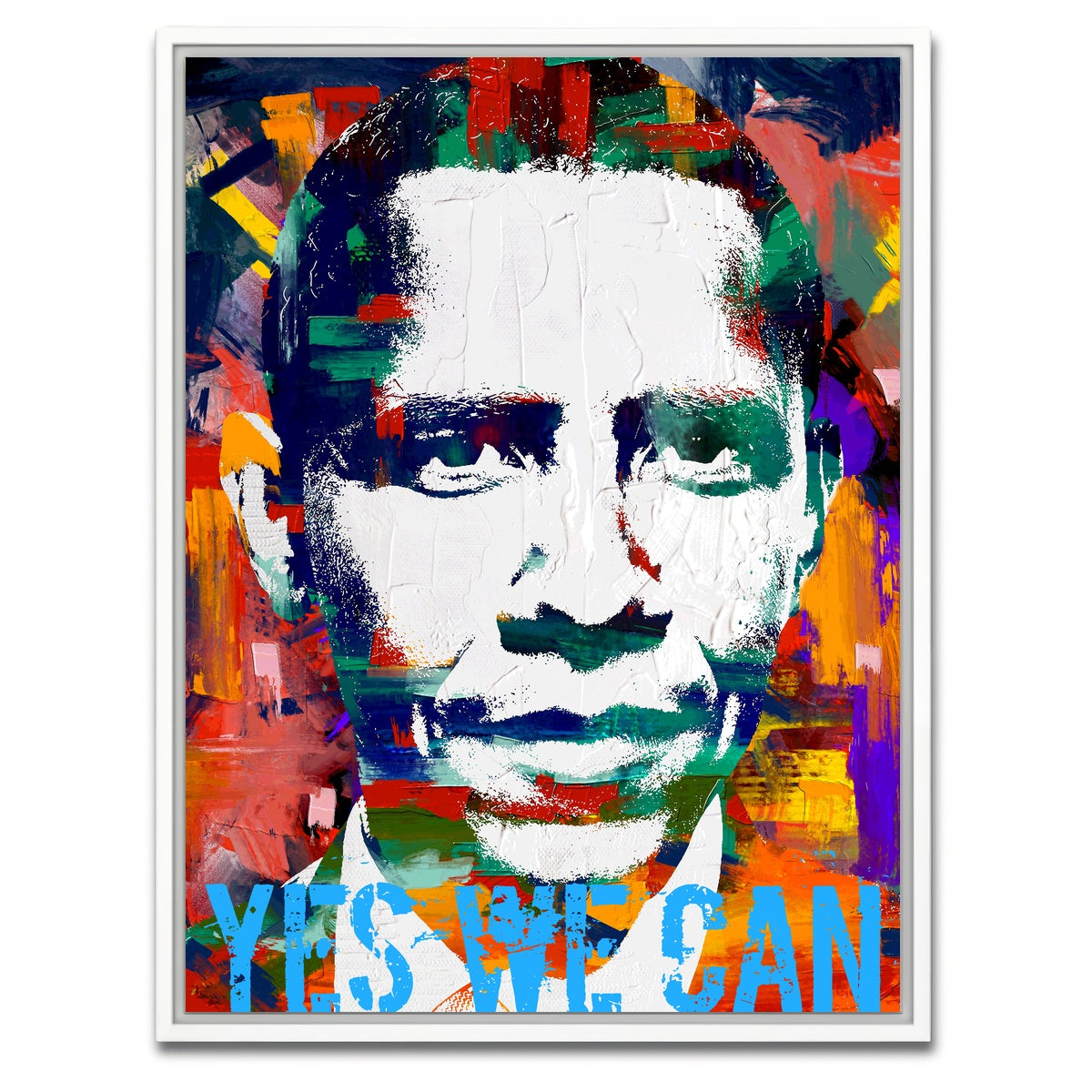 AUTO-MOCKUP WHITE | yes we can | 1 Piece | White Framed Canvas | group=3x4