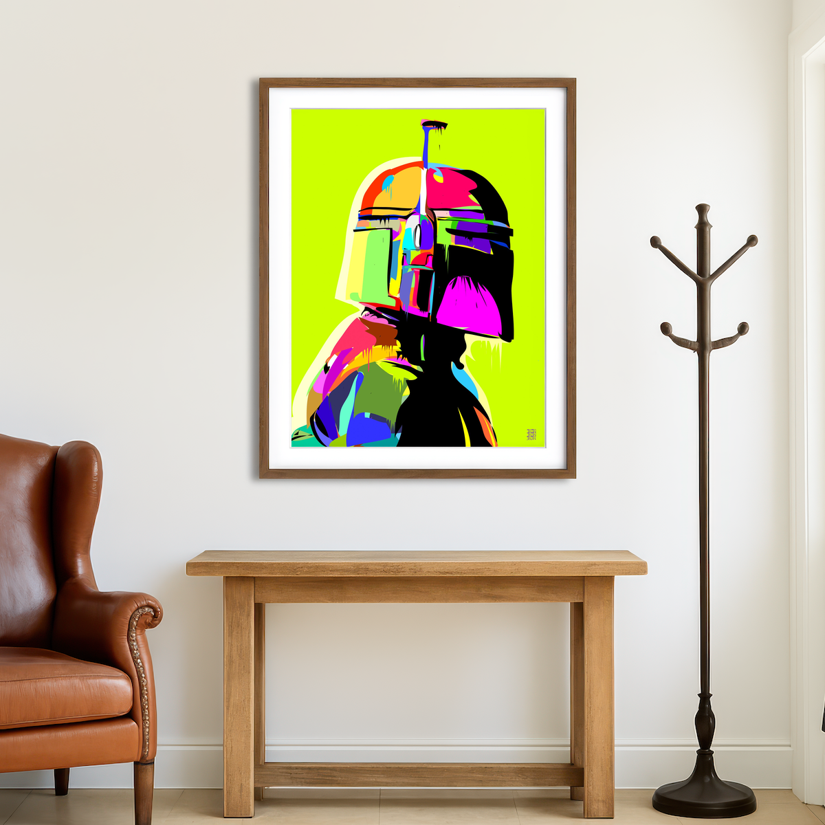 AUTO-MOCKUP ROOM | Young Boba Wall Art