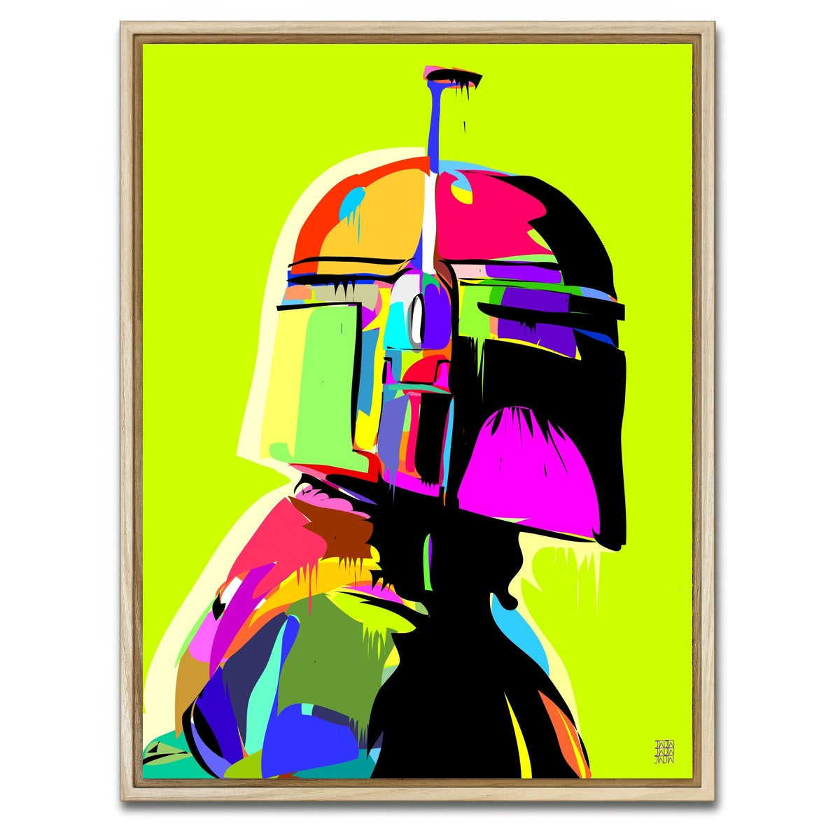 AUTO-MOCKUP WHITE | young boba | 1 Piece | Natural Framed Canvas | group=3x4