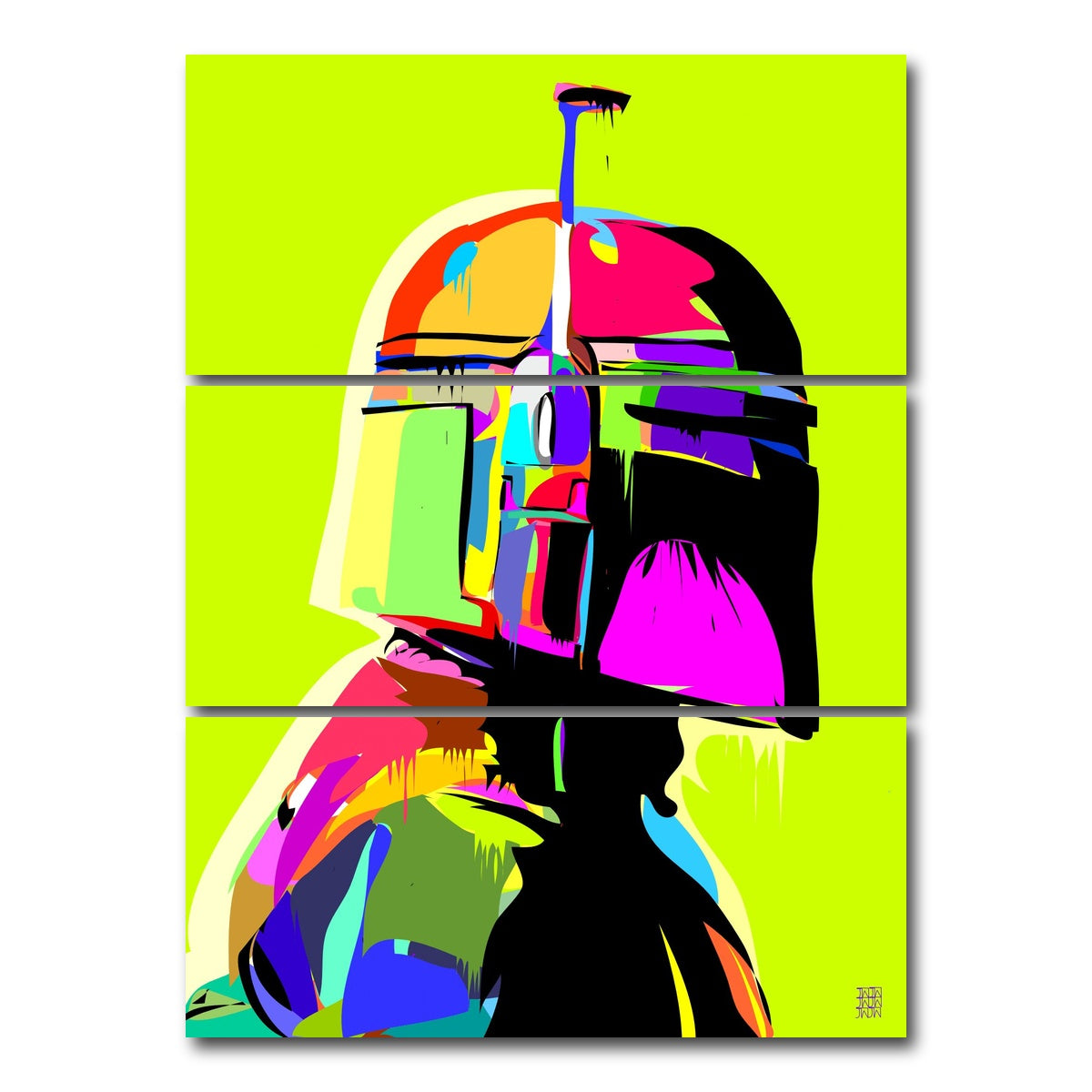 AUTO-MOCKUP WHITE | young boba | 3 Piece | Gallery Wrap Canvas | group=8x18_stacked