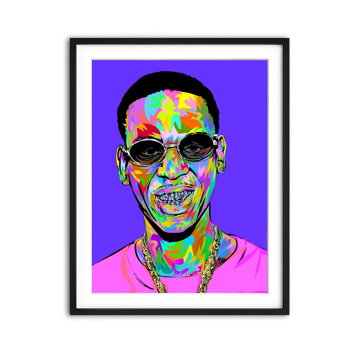 Framed Print 3x4 Black