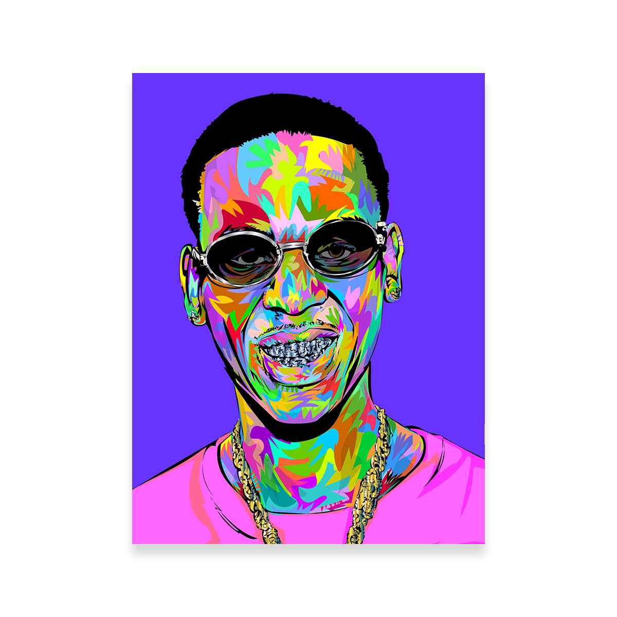 Young Dolph Rip Wall Art